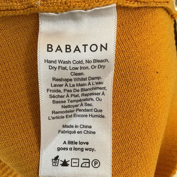 Aritzia Babaton Womens Sculpt Knit Square Neck Cropped Tank Top Ribbed Orange, S - Picture 12 of 13